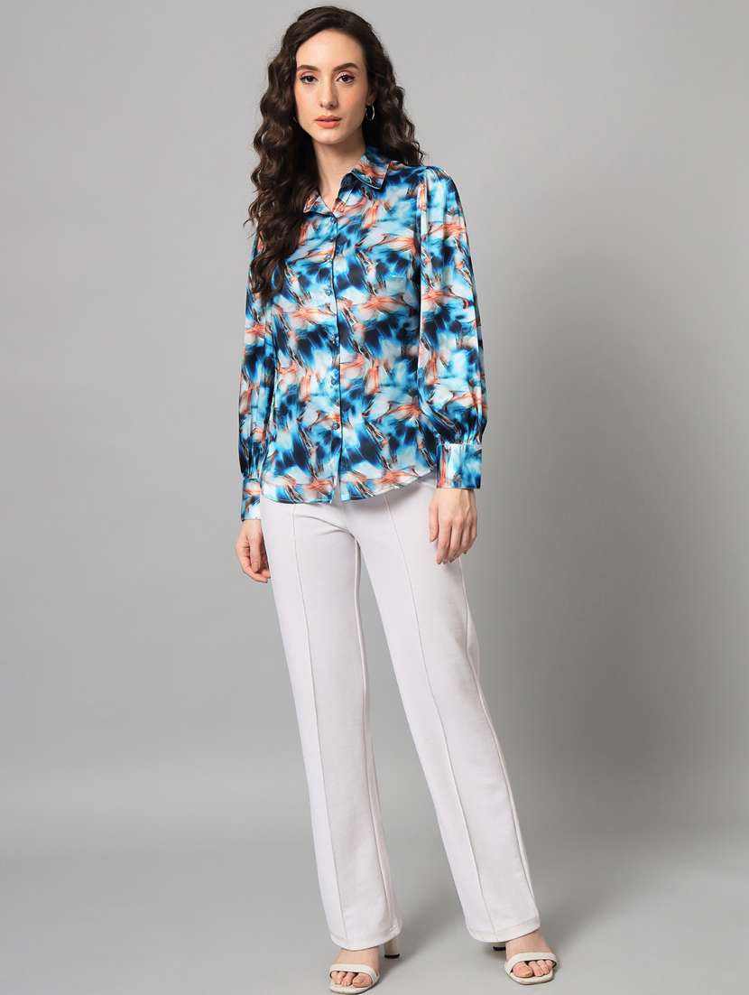 multi coloured printed regular shirt - 18968217 - Standard Image - 3