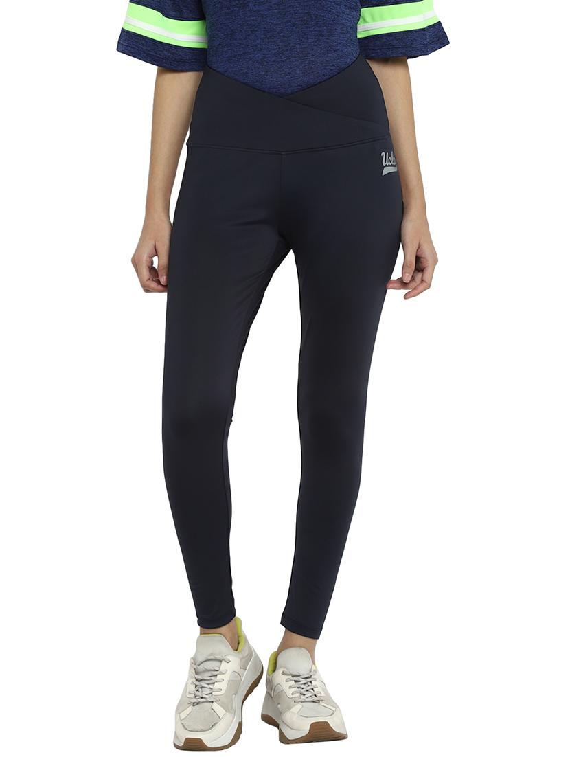 mid rise solid track pant