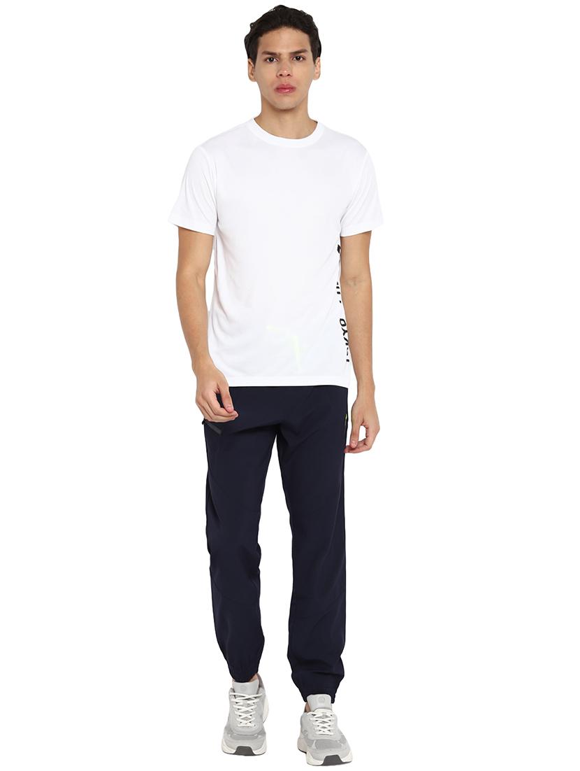 navy blue polyester joggers - 18968399 - Standard Image - 5