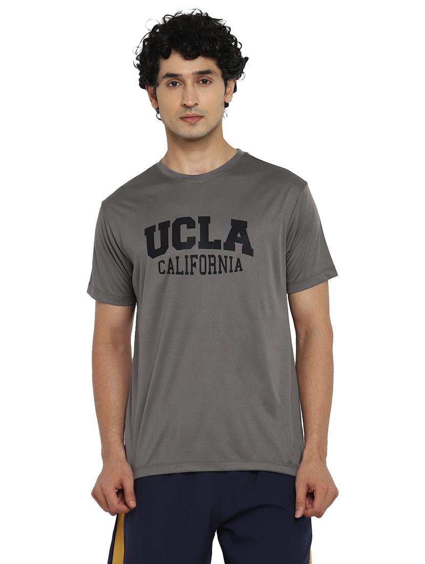 mens round neck printed t-shirt - 18968425 - Zoom Image - 0