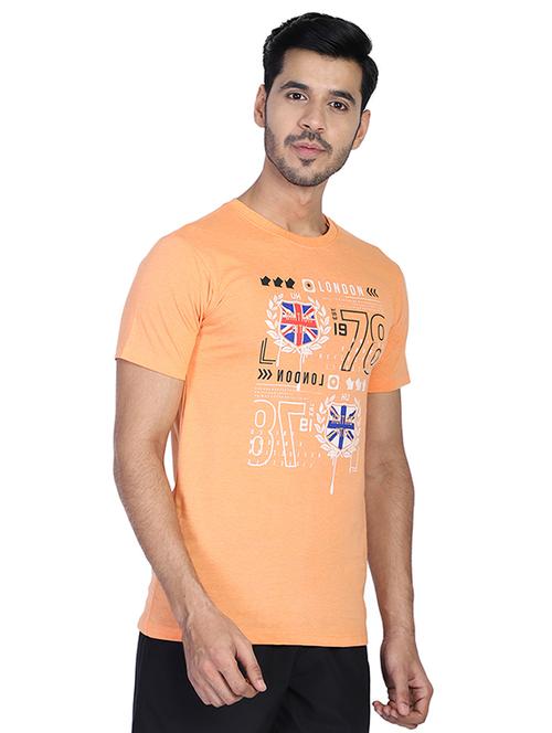 crew neck front print t-shirt - 18968927 - Standard Image - 0