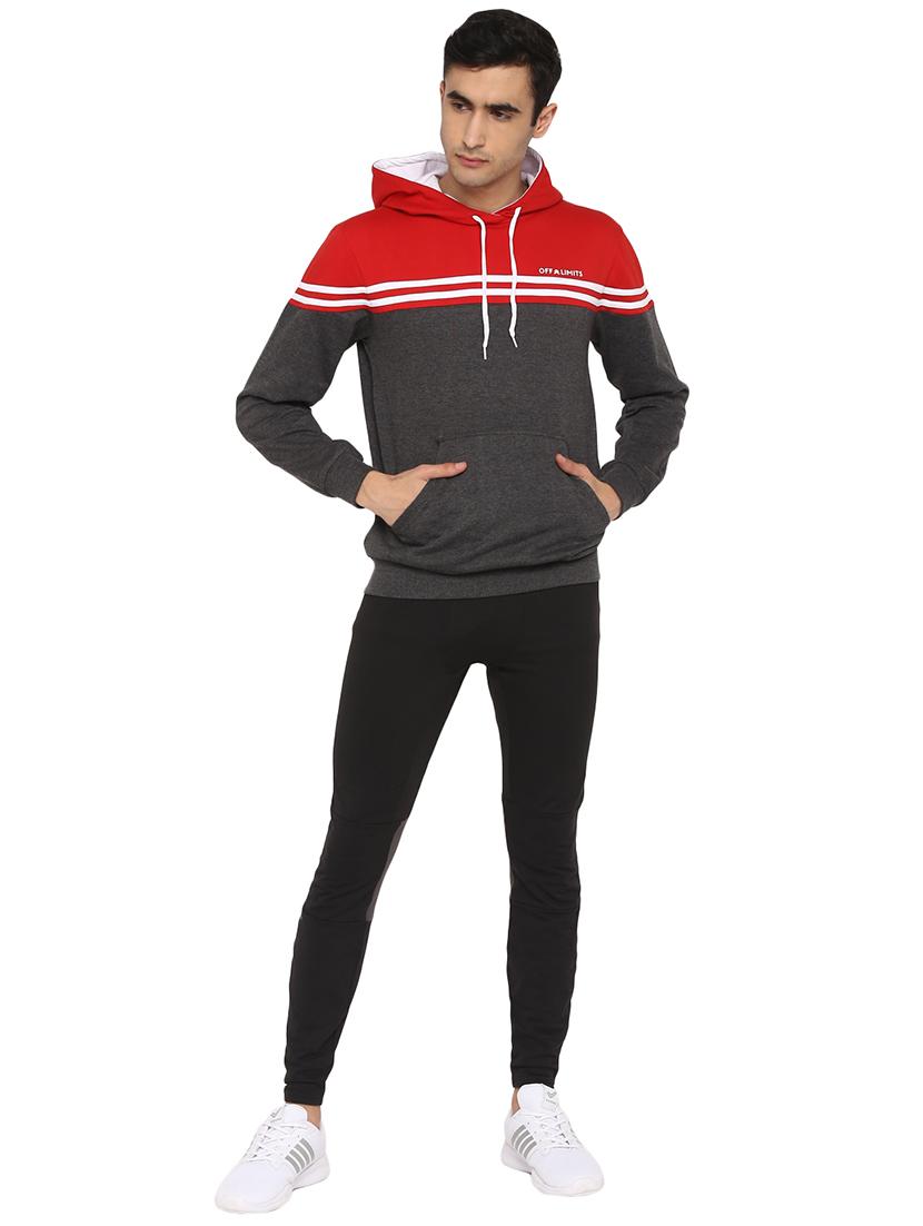 mens color block sweatshirt - 18969092 - Standard Image - 3