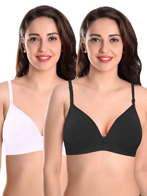 pack of 2 non padded t-shirt bra - 18969243 -  Standard Image - 0