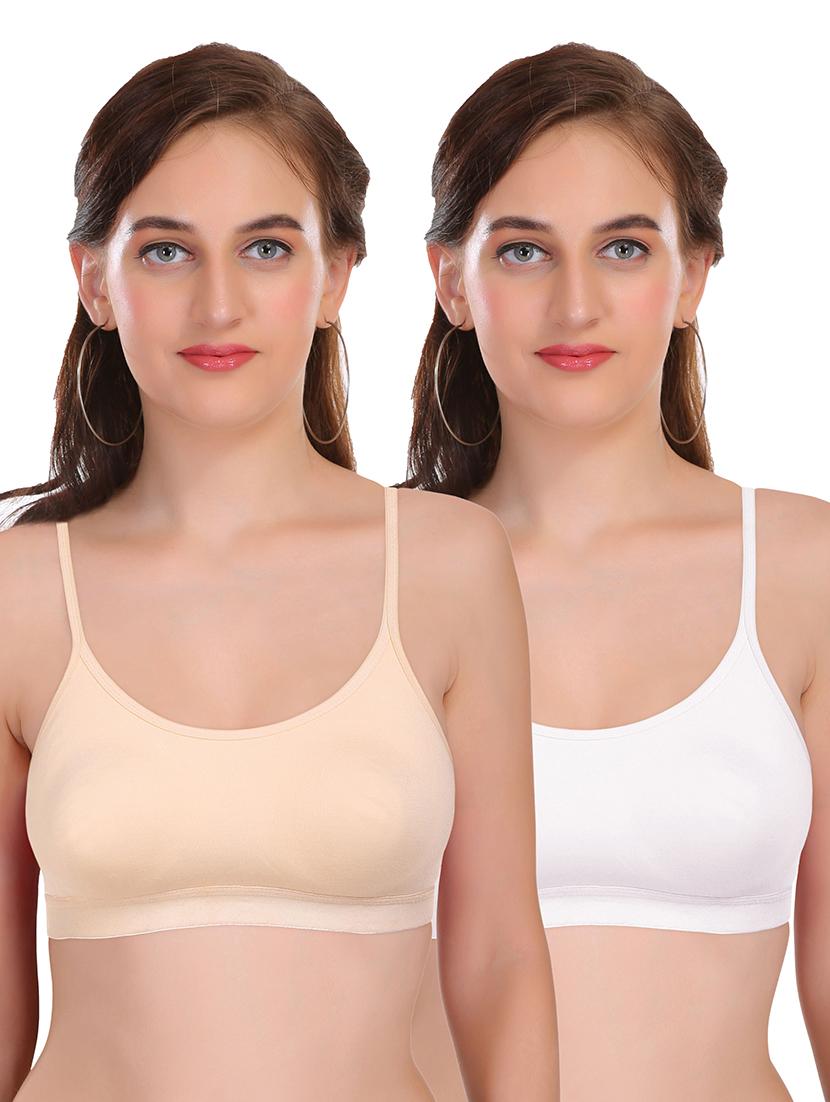 pack of 2 non padded t-shirt bra - 18969280 -  Zoom Image - 0