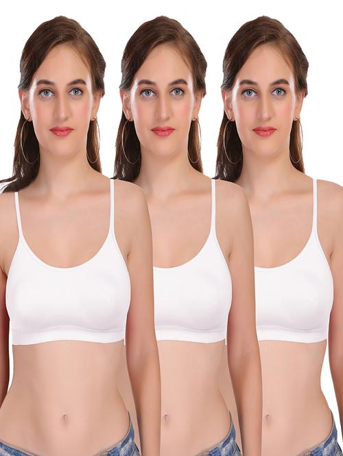pack of 3 non padded t-shirt bra - 18969282 - Standard Image - 0