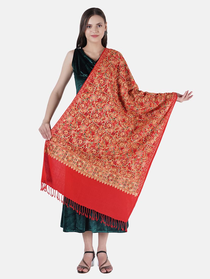 women's embroidered stole