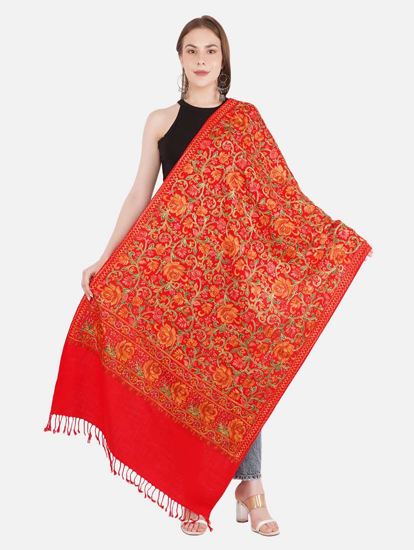 women's floral print stole