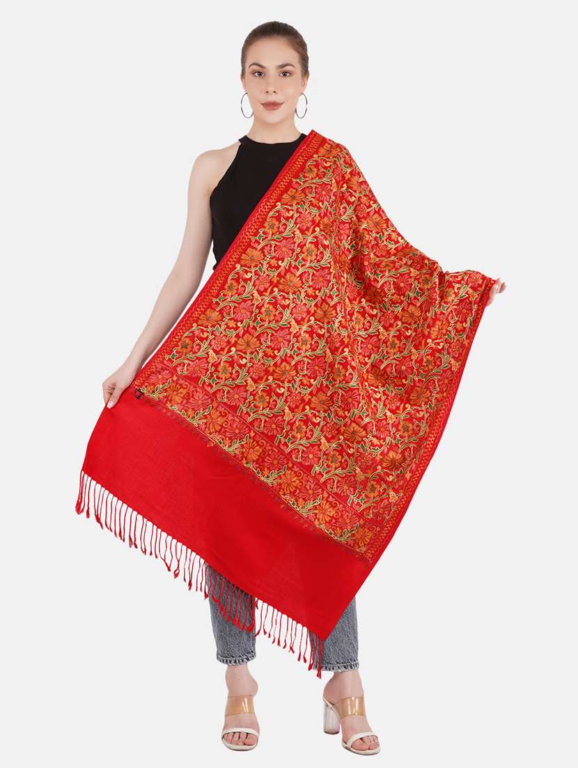 women's floral print stole