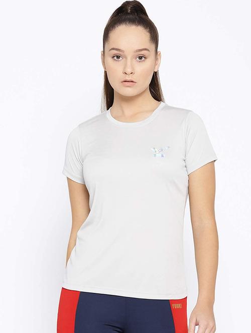 grey printed regular t-shirt - 18971966 -  Standard Image - 0