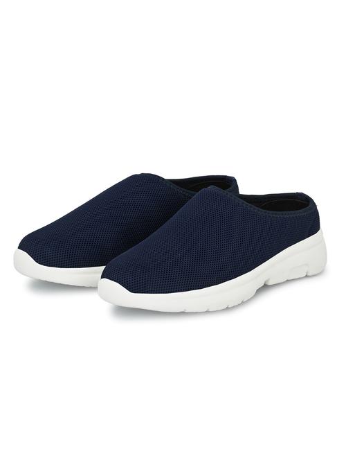 navy mesh slip on sports shoes - 18974440 -  Standard Image - 0
