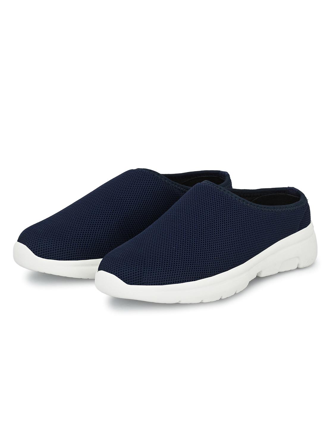 navy mesh slip on sports shoes - 18974440 -  Zoom Image - 0