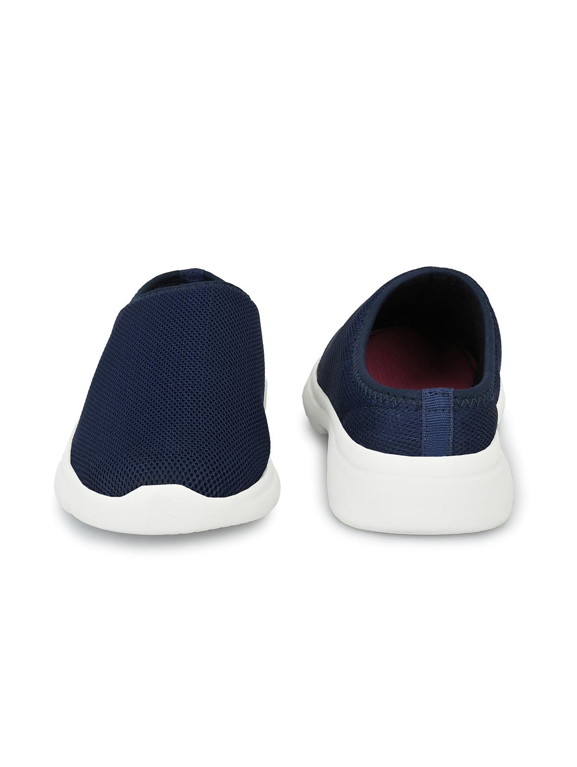 navy mesh slip on sports shoes - 18974440 - Standard Image - 3
