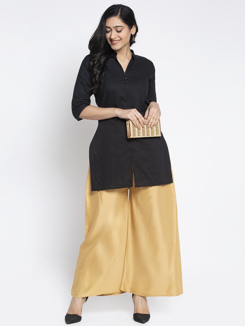 pack of 2 solid flared palazzo - 18984331 - Standard Image - 5