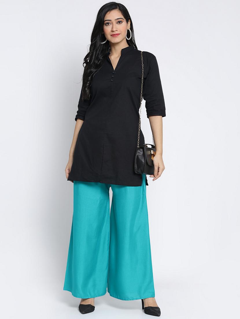 pack of 2 solid flared palazzo - 18984458 - Standard Image - 5