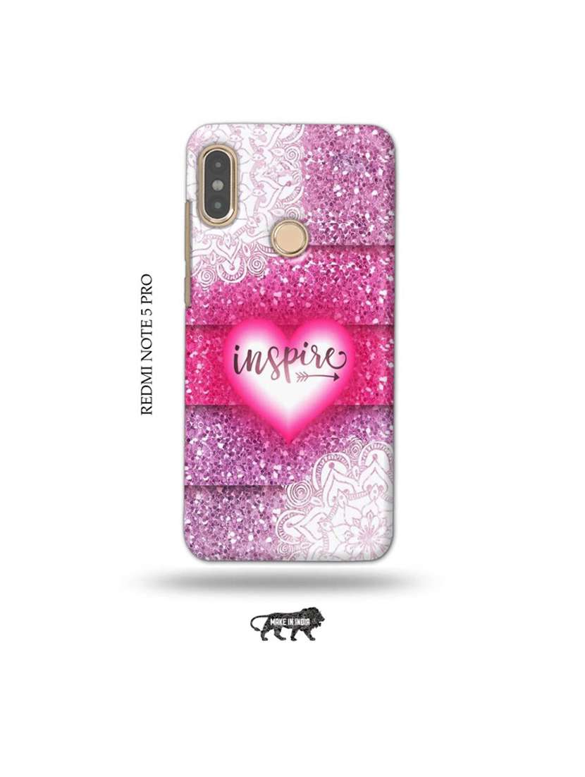 Buy online Inspire Back Cover Compatible With Redmi Note Pro