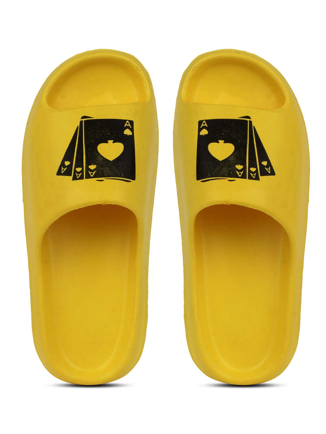 yellow croslite slip on flip flops - 19010380 -  Standard Image - 3