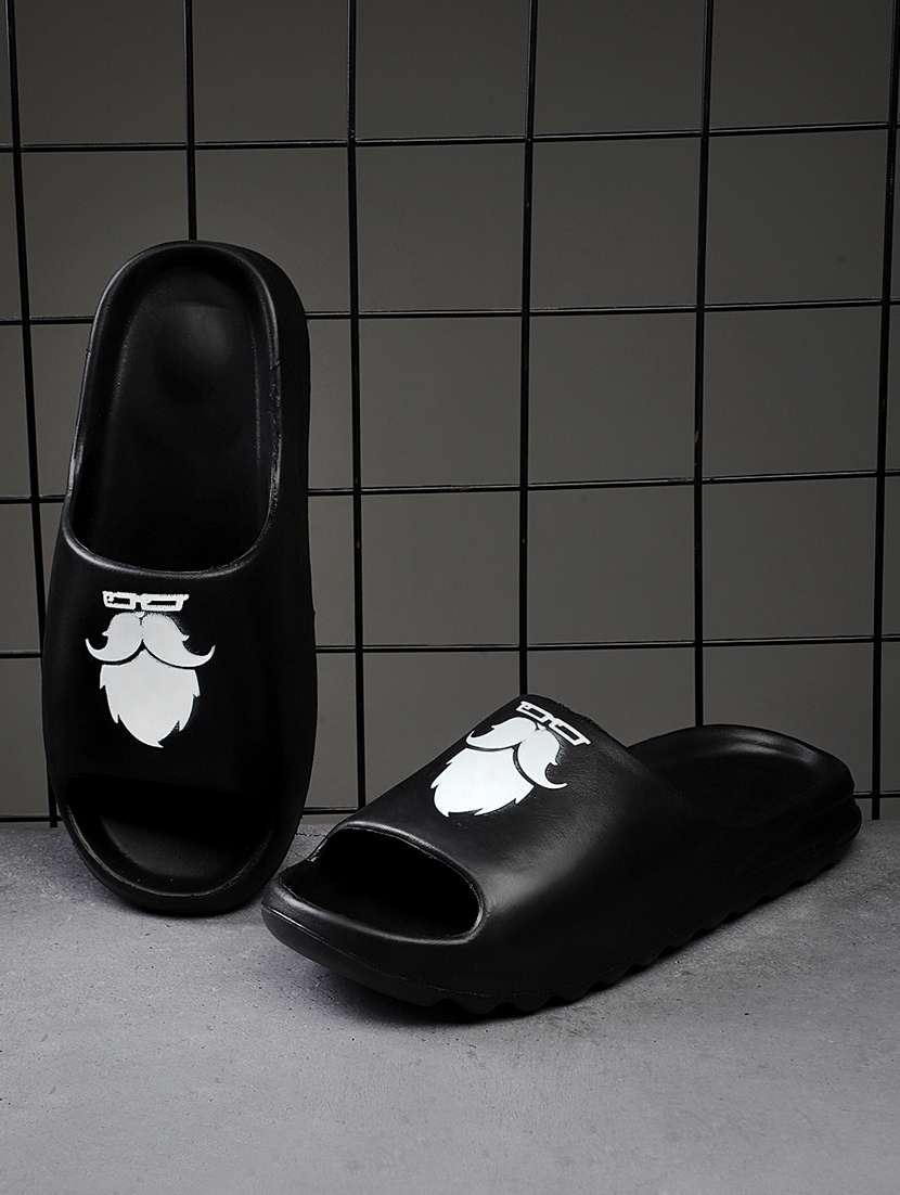 black croslite slip on flip flops - 19010381 - Zoom Image - 0