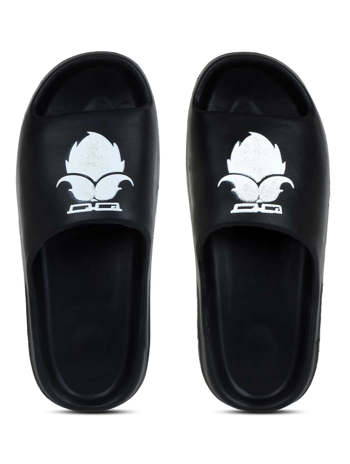 black croslite slip on flip flops - 19010381 - Standard Image - 3