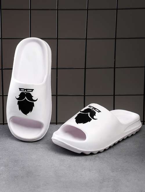 white croslite slip on flip flops - 19010384 - Standard Image - 0