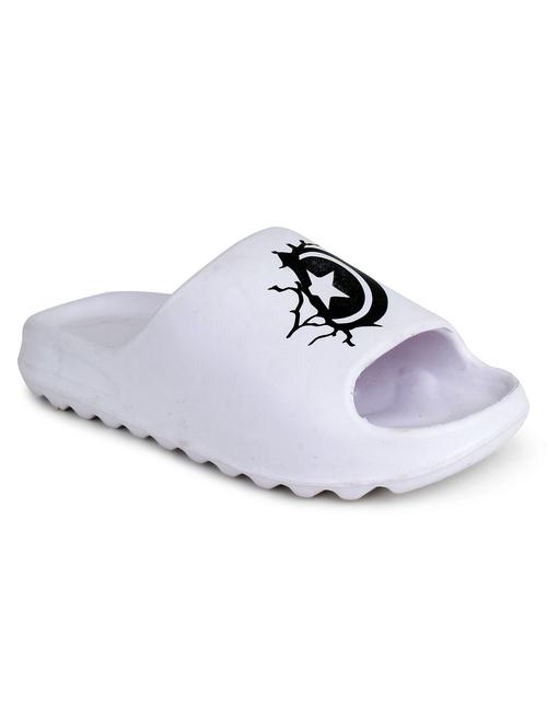 white croslite slip on flip flops - 19010389 -  Standard Image - 0