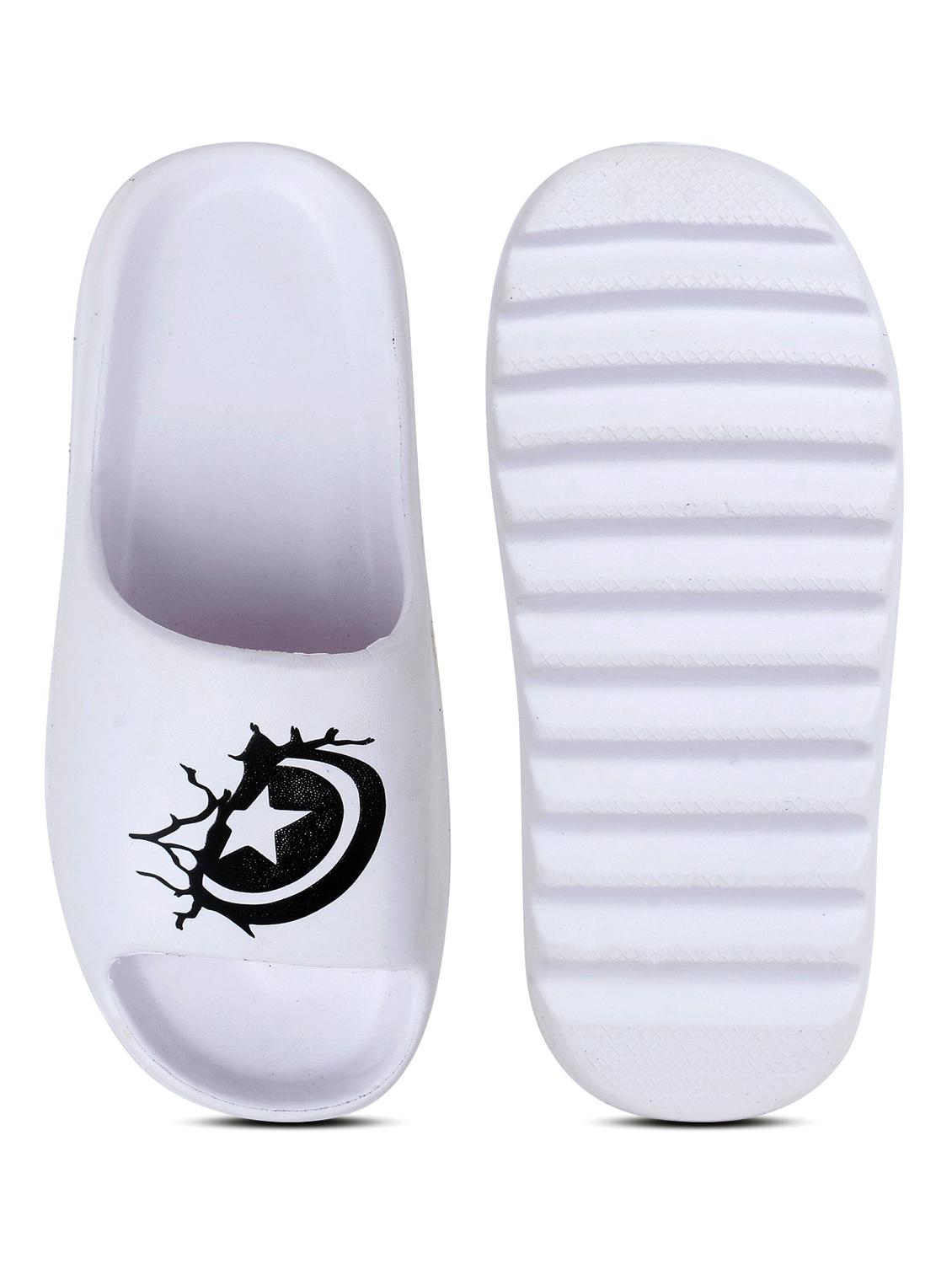 white croslite slip on flip flops - 19010389 - Standard Image - 3