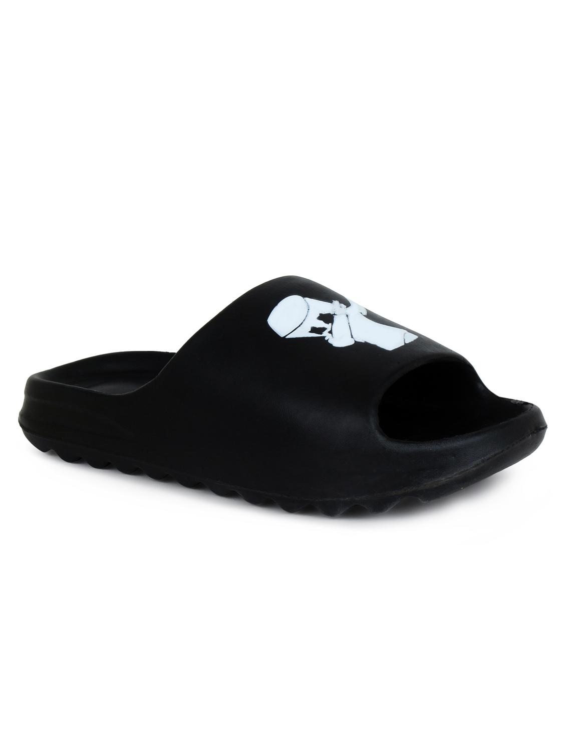 black croslite slip on flip flops - 19010391 - Standard Image - 5