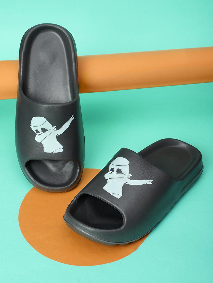 grey croslite slip on flip flops - 19010393 -  Zoom Image - 0