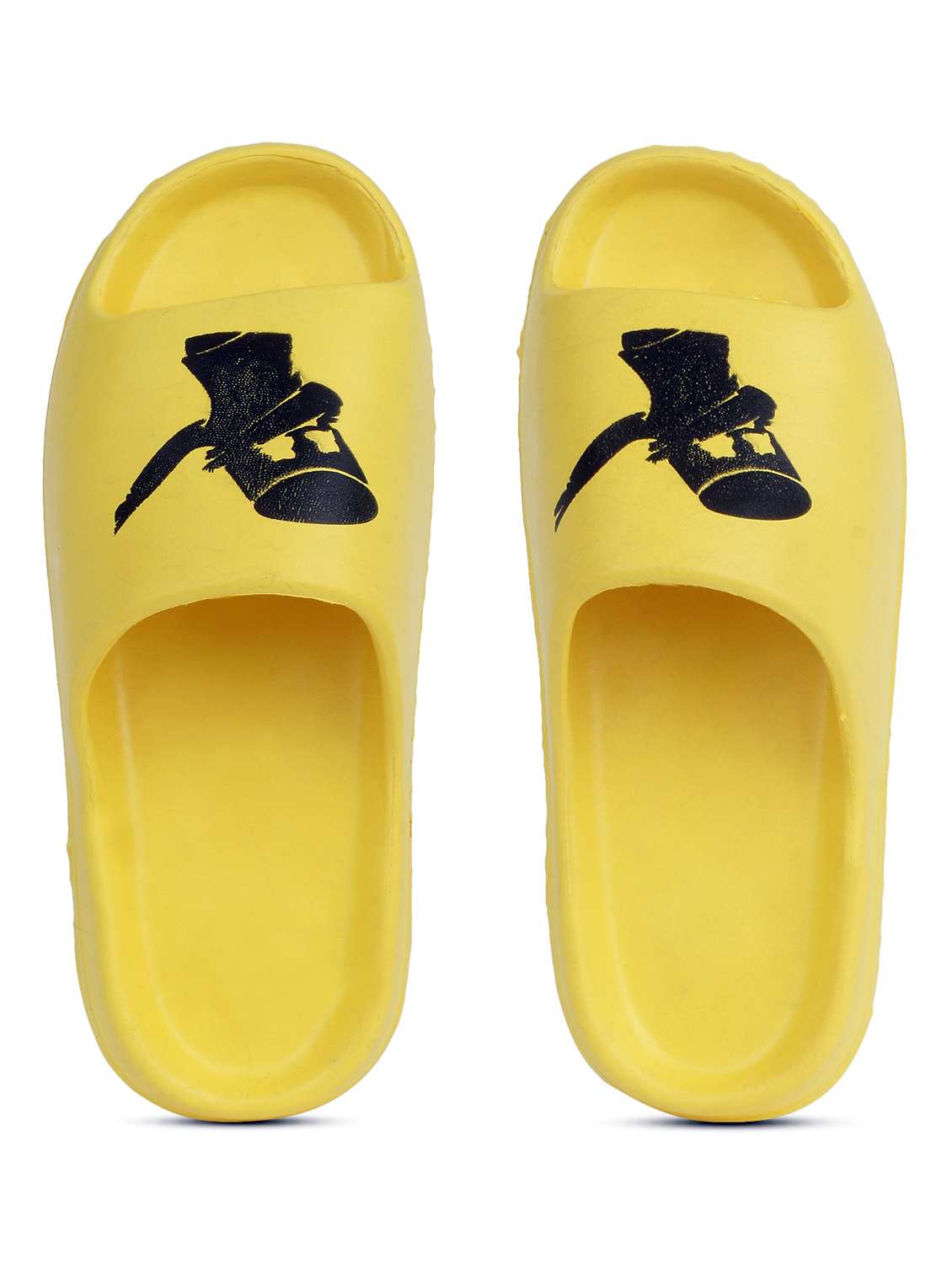 yellow croslite slip on flip flops - 19010395 - Standard Image - 3