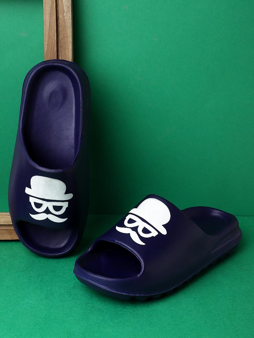 blue croslite slip on flip flops - 19010401 - Zoom Image - 0