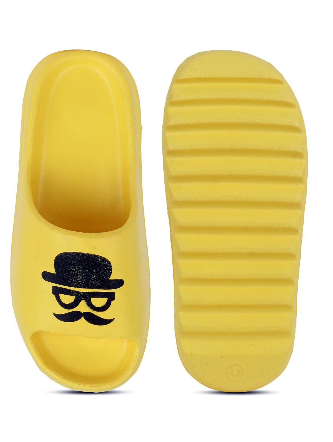 yellow croslite slip on flip flops - 19010404 - Standard Image - 3