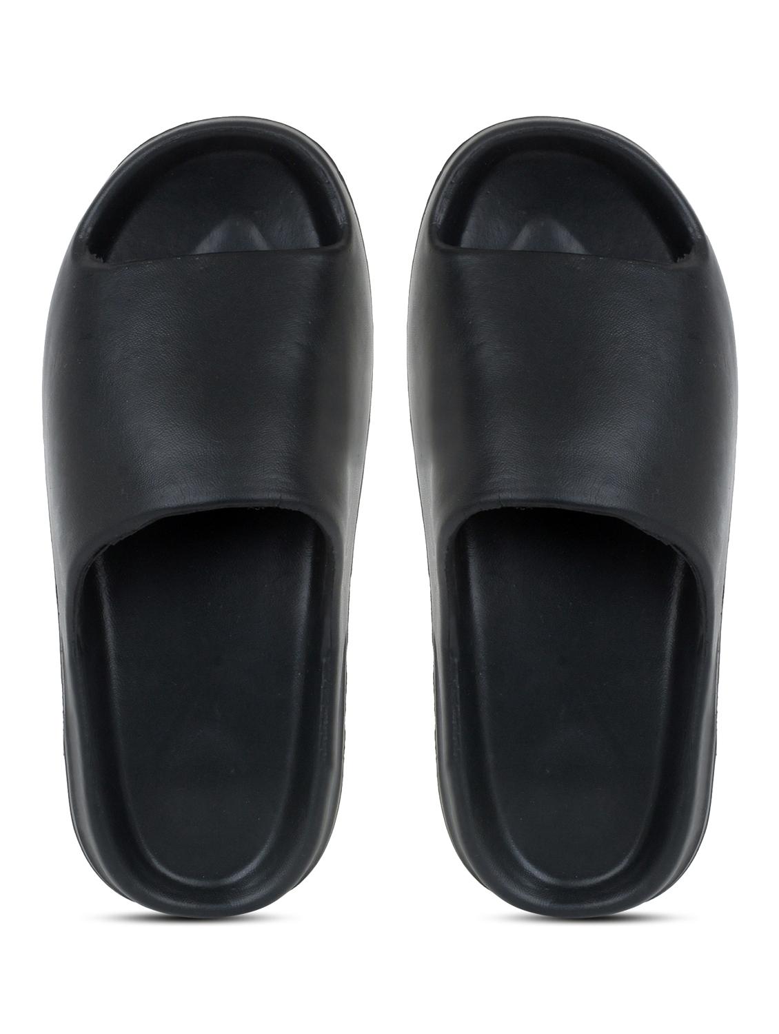 black croslite slip on flip flops - 19010405 - Standard Image - 3
