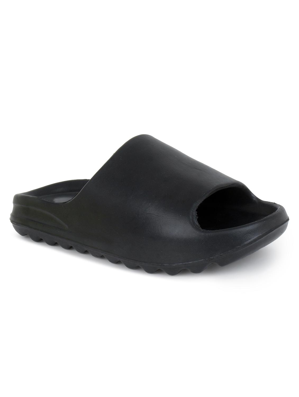 black croslite slip on flip flops - 19010405 - Standard Image - 5