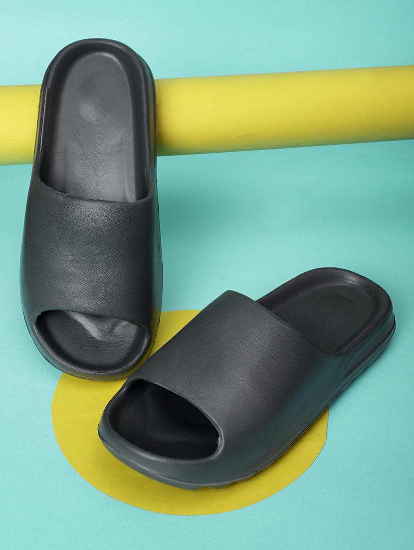 grey croslite slip on flip flops - 19010407 -  Zoom Image - 0