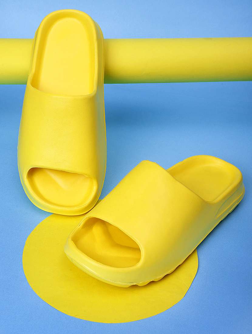 yellow croslite slip on flip flops - 19010409 - Zoom Image - 0