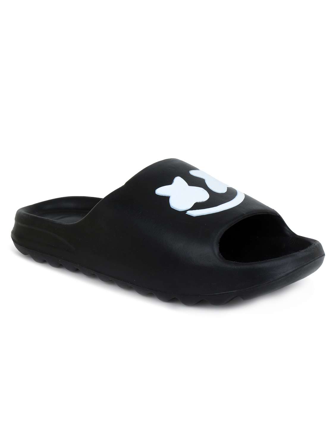 black croslite slip on flip flops - 19010410 -  Standard Image - 5