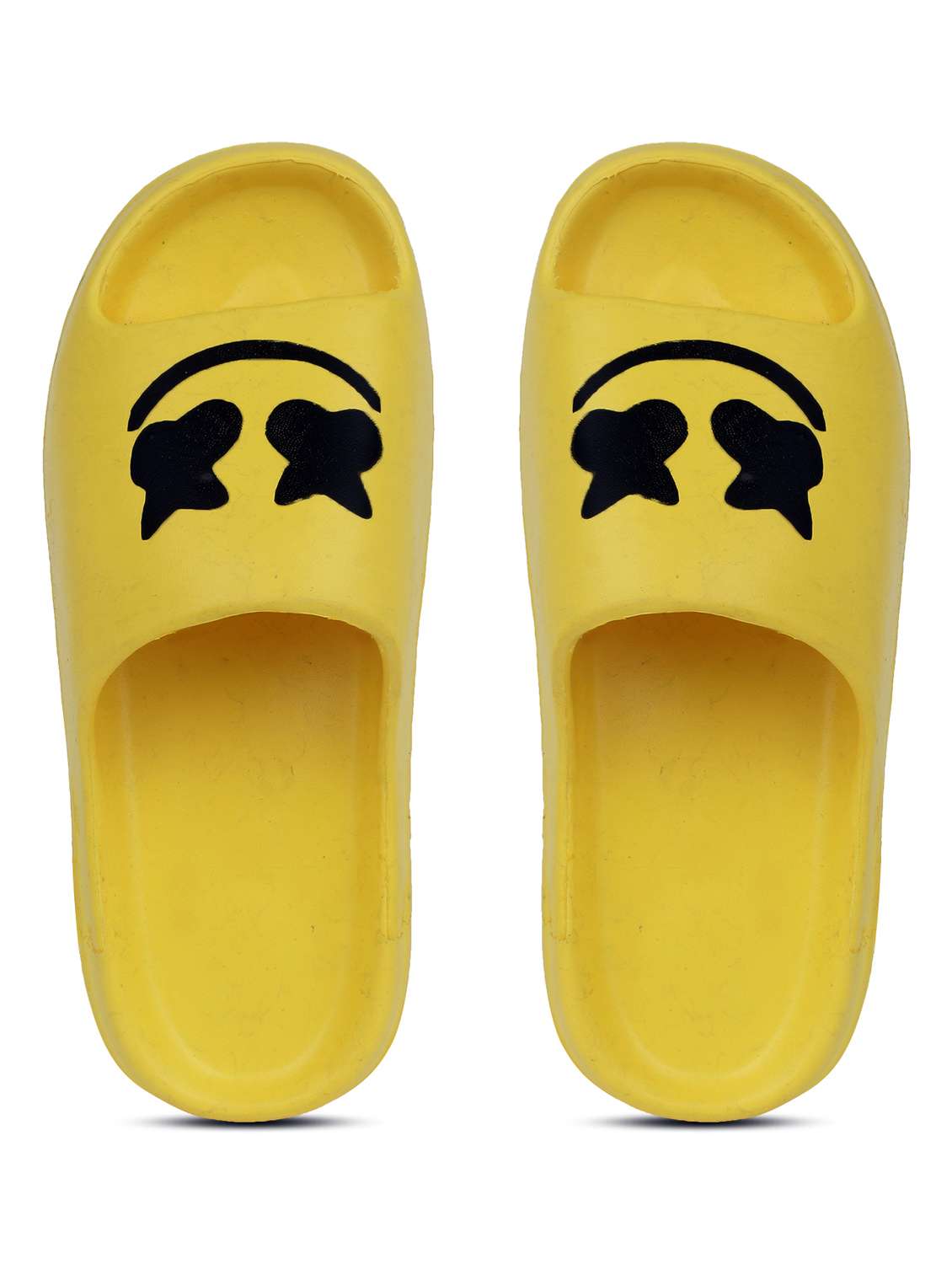 yellow croslite slip on flip flops - 19010414 -  Standard Image - 3