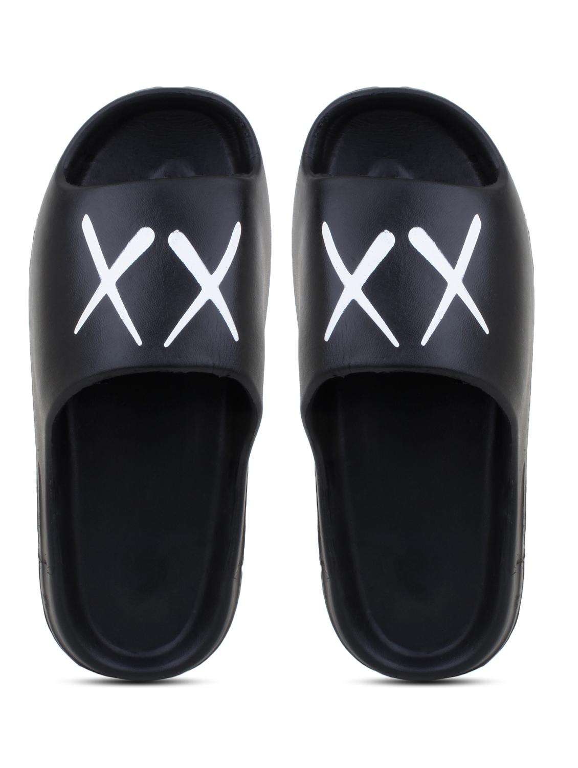 black croslite slip on flip flops - 19010420 - Standard Image - 3
