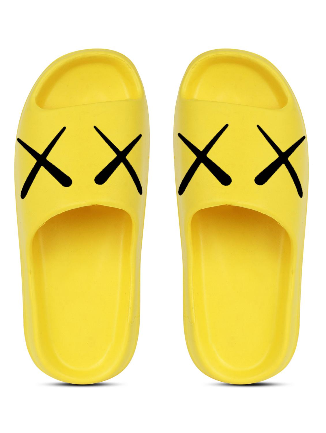 yellow croslite slip on flip flops - 19010422 - Standard Image - 3