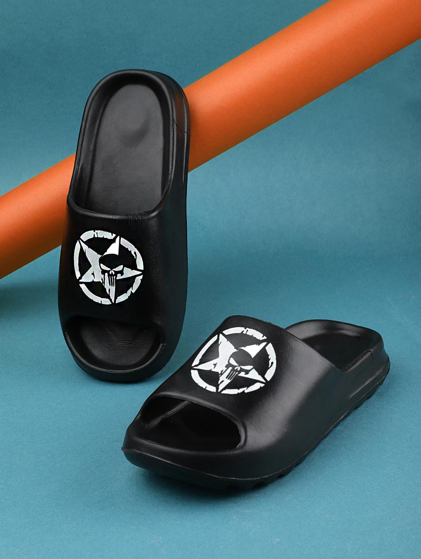 black croslite slip on flip flops - 19010423 - Zoom Image - 0