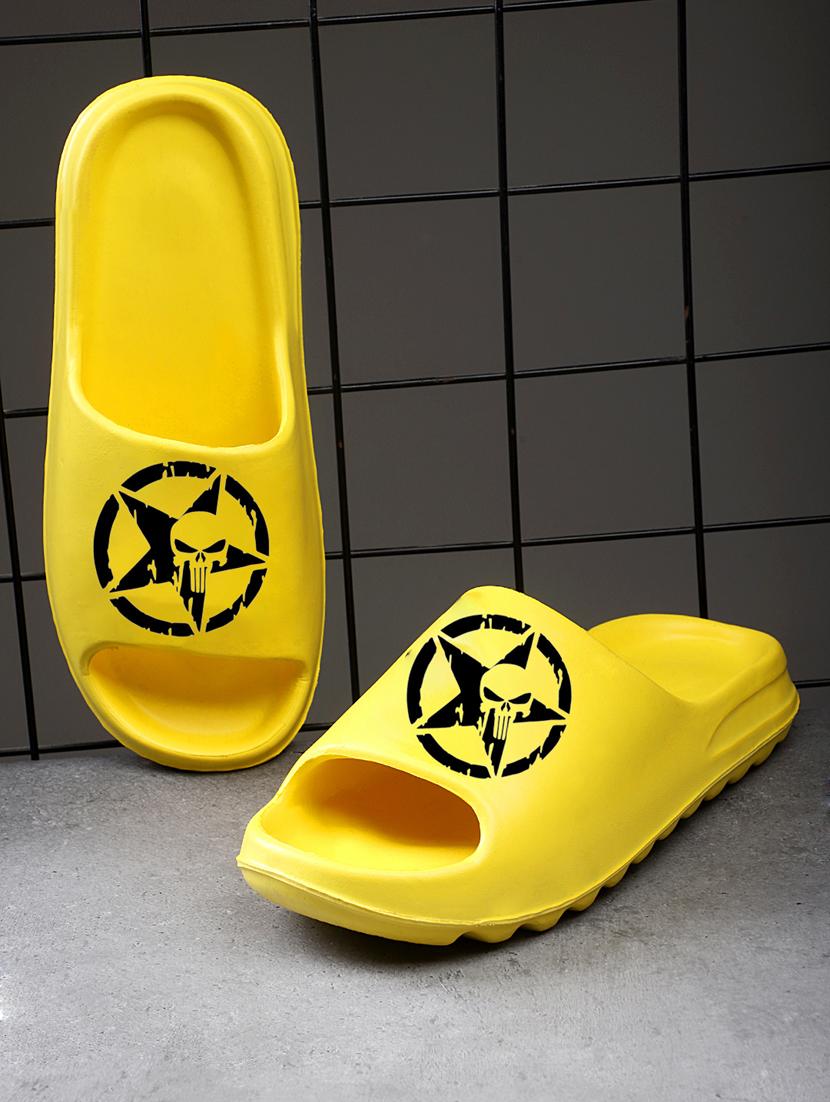 yellow croslite slip on flip flops - 19010425 -  Zoom Image - 0