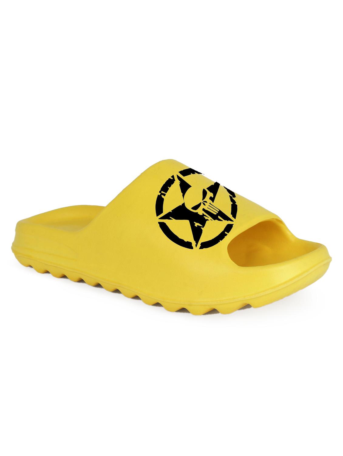 yellow croslite slip on flip flops - 19010425 - Standard Image - 5