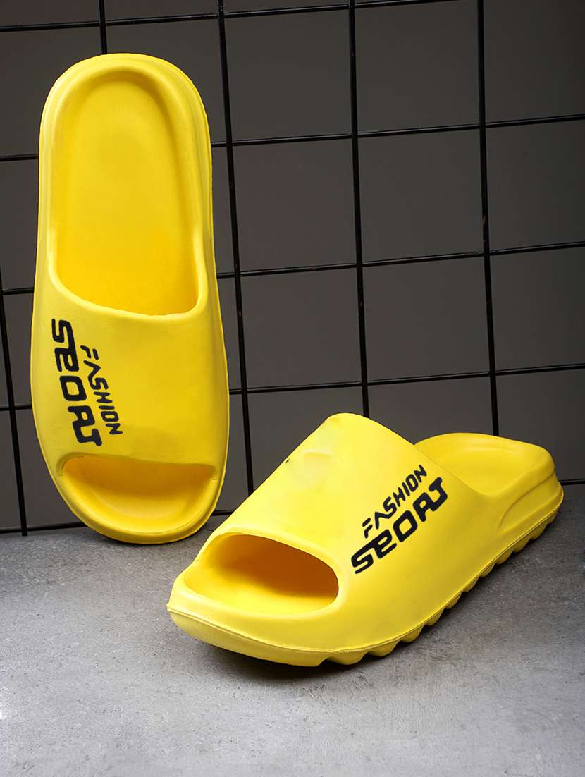 yellow croslite slip on flip flops - 19010428 - Zoom Image - 0