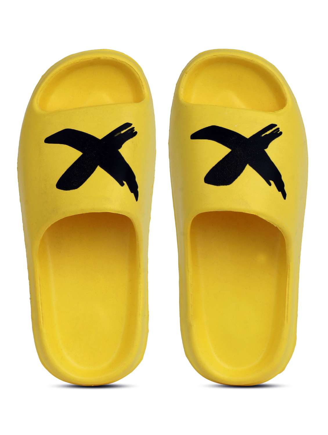 yellow croslite slip on flip flops - 19010439 -  Standard Image - 3
