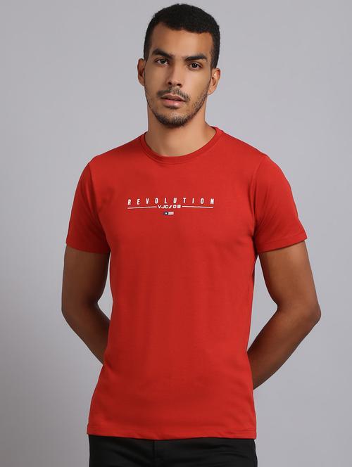 round neck graphic t-shirt - 19010493 - Standard Image - 0