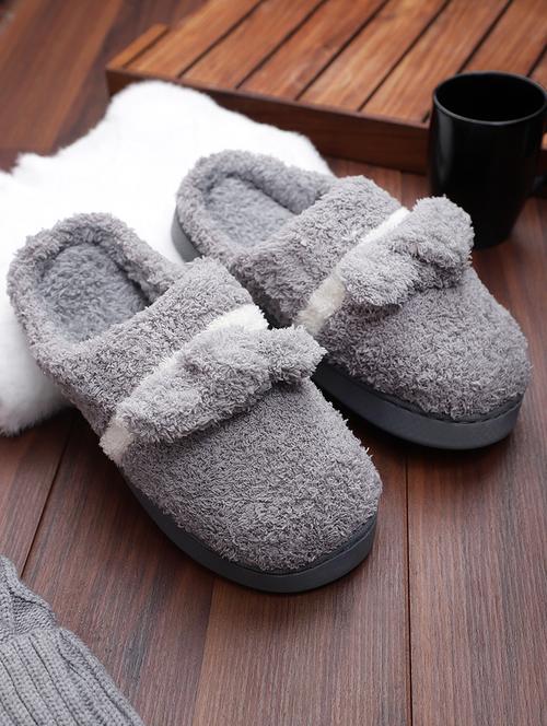 grey slip on flip flop - 19020856 - Standard Image - 0