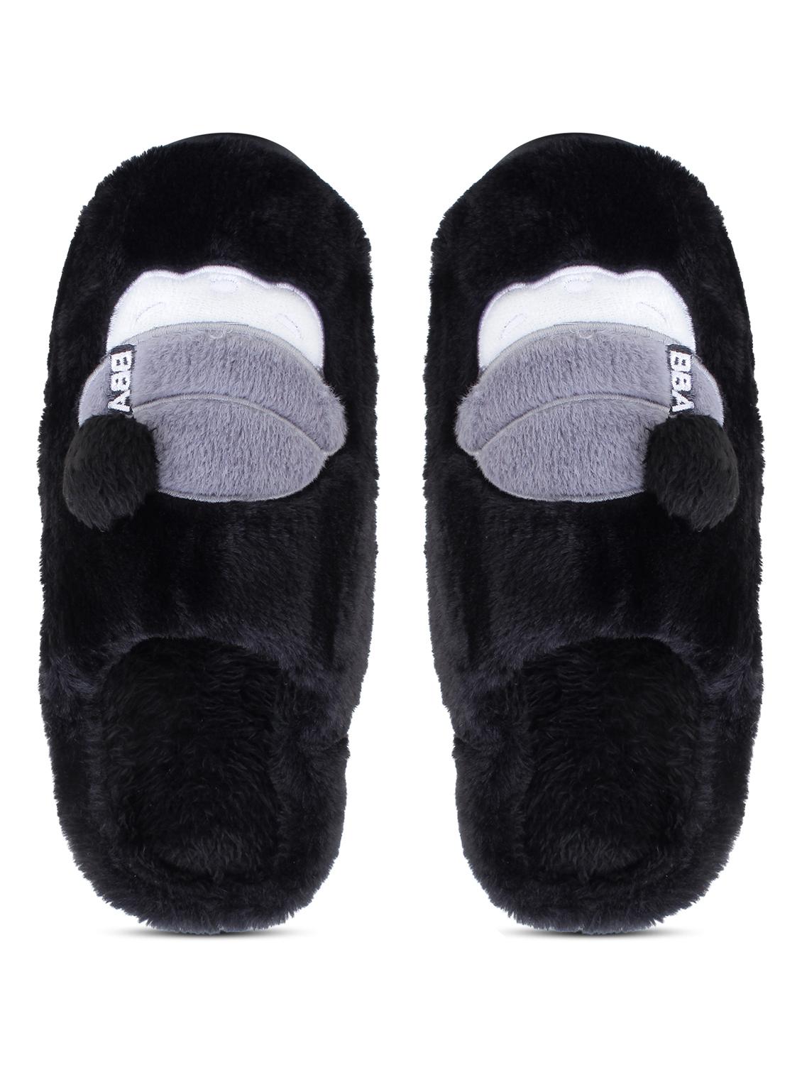 black slip on flip flop - 19020865 - Standard Image - 3