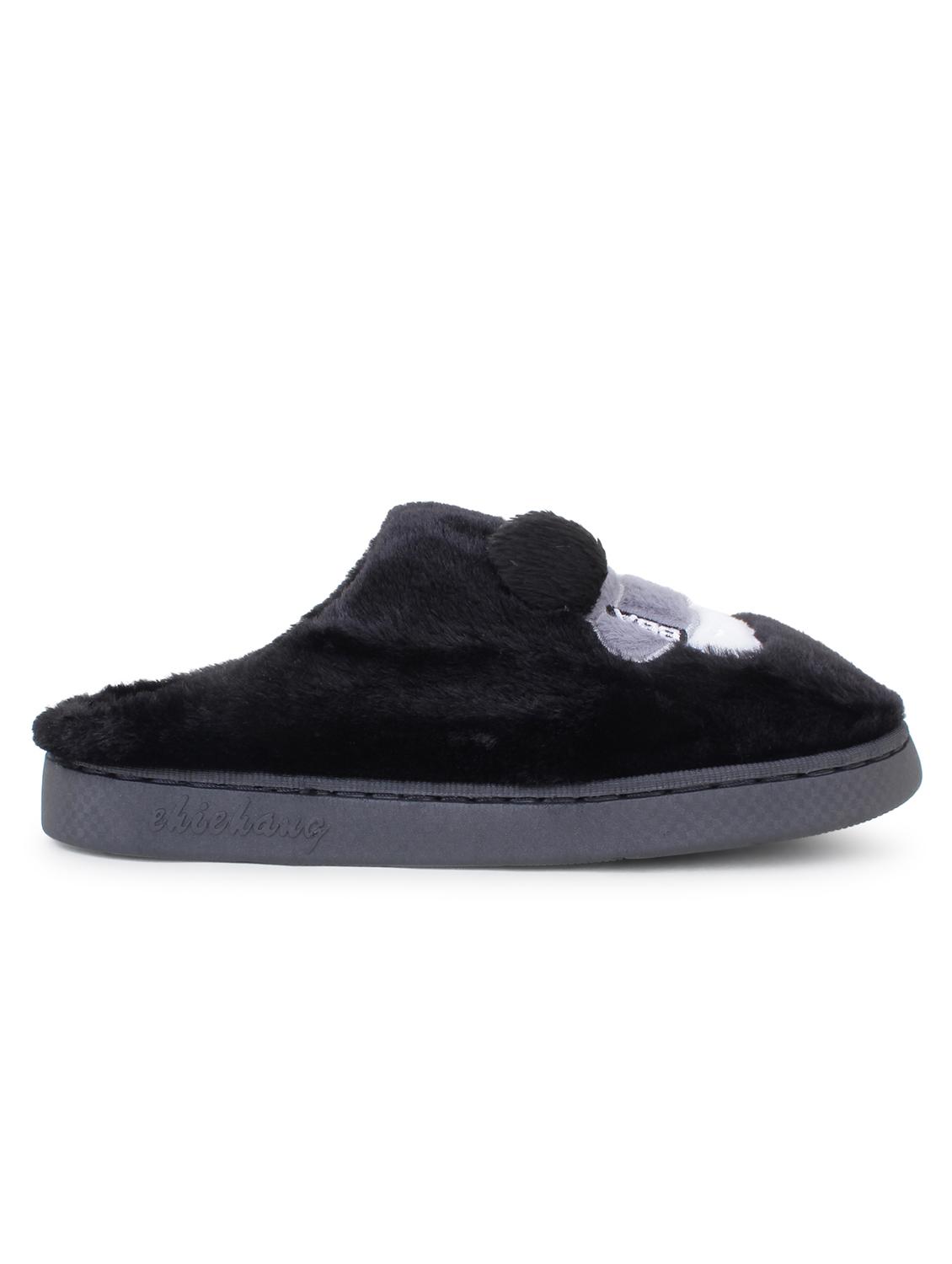 black slip on flip flop - 19020865 - Standard Image - 5