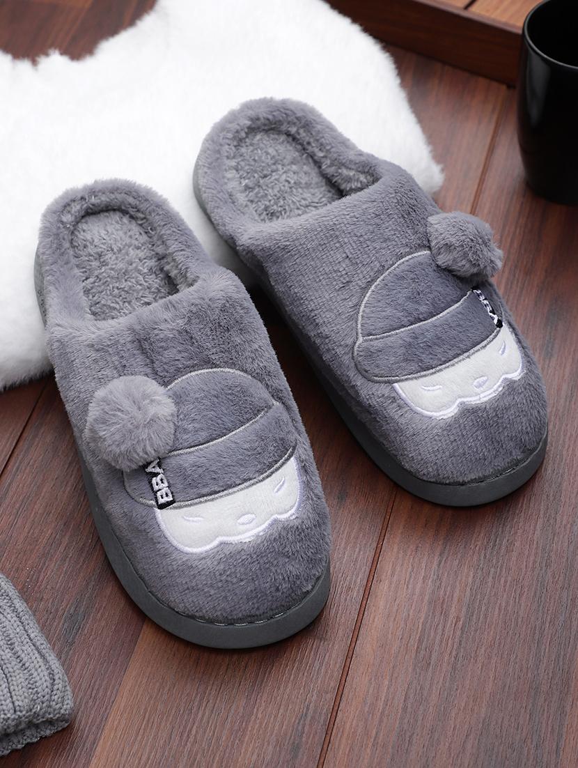 grey slip on flip flop - 19020866 - Zoom Image - 0