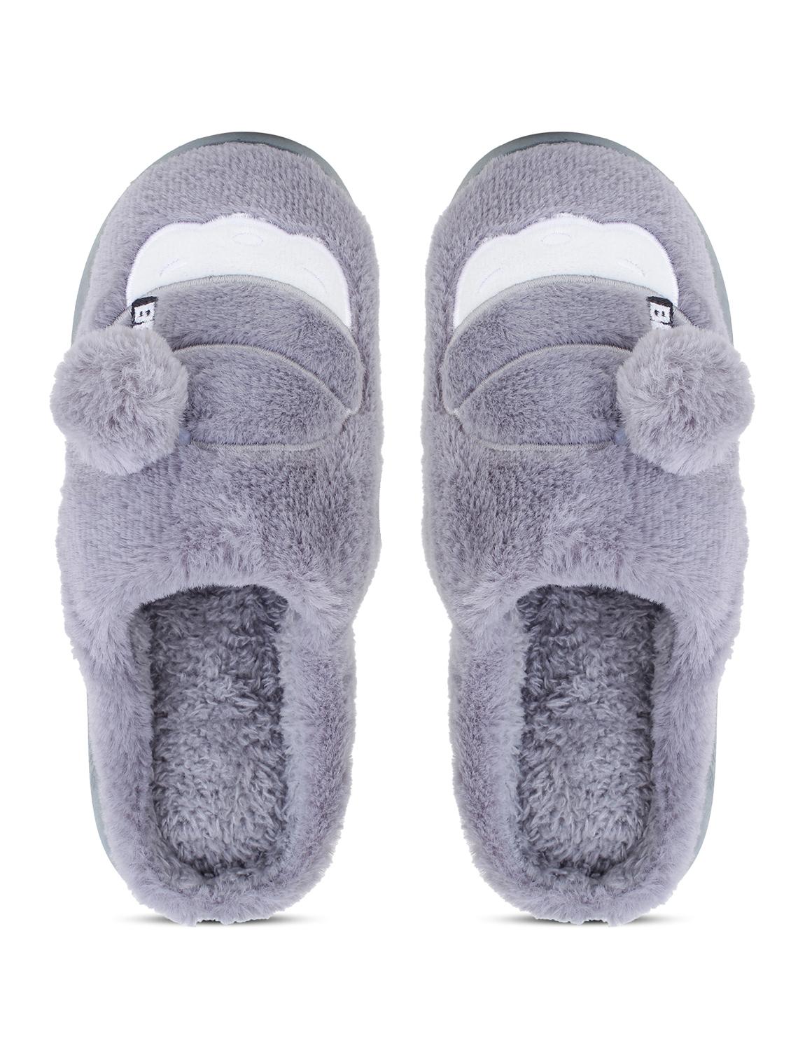 grey slip on flip flop - 19020866 - Standard Image - 3