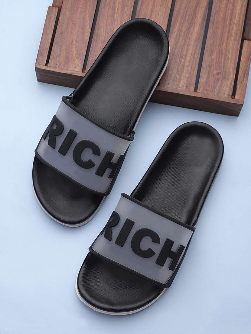 black slip on flip flop - 19020905 -  Zoom Image - 0